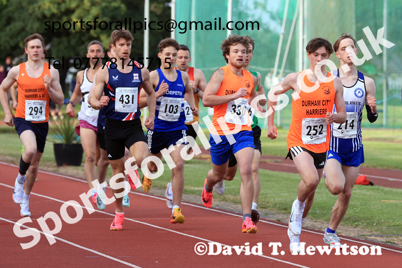 Jimmy Hedley 800 metres, 2026 NEGP 2, Monkton Stadium, Wednesday, May 27th. Photo: David T. Hewitson/Sports for All Pics